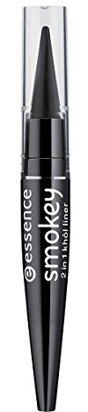 essence - Eyeliner - smokey 2 in 1 khol liner 01 - smokey black