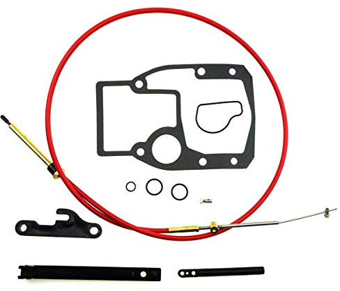 YouVbeen 987661 Schaltzug Kit mit Justierwerkzeug und Befestigungsdichtung OMC Cobra 987661 Sierra 18-2245, 21715 27-00475