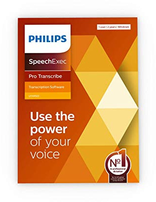 Philips LFH4522 SpeechExec Pro Transcribe. Wiedergabesoftware. 2-Jahres-ABO