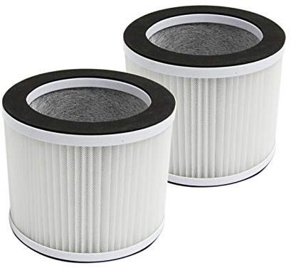 PUREBURG Replacement True HEPA Filters Compatible with RIGOGLIOSO GL-2109 / MOSFiATA P03 Air Purifiers, H13 3-Stage Filtration Activated carbon 2-IN-1 Air Clean Dust VOCs Odor,2-Pack