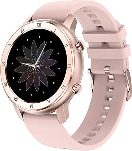 QESTO KNN DT89 Women's Smart Watch IP68 Waterproof ECG Heart Rate Menstrual Monitoring Heart Rate Monitor Aerobic Exercise Alarm Clock Sleep Monitor VS KW10 Smartwatch(B)