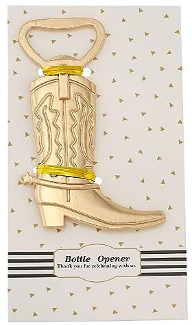 Small Bottle Opener Presents Gold Cowboy Boot Alloy Wedding Beer Openers Tool Novel Groomsmen Gift for Guests Boot Decorations Opener