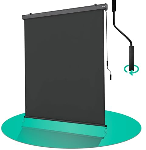 Strattore Ausziehbare Senkrechtmarkise Vertikalmarkise 160 x 250 cm - Markise mit Kurbel für Terrasse und Balkon Schutz vor Sonne und Wind - Beschattung Sichtschutz Windschutz Wasserdicht - Anthrazit