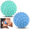 Bolas de Masaje Miofascial, 2 Piezas, Juego de Pelotas de fácil Agarre, Pelota Masaje Muscular, Masajeador de Pies, Massage Balls para Rehabilitación, Masajeador de Pies y Manos de Aliviar la Fatiga