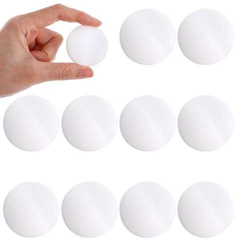 10 Stück Türstopper Wand, Ø 40 mm tTürstopper Wand Selbstklebend, Wandpuffer aus Gummi für Türanschlag & Türgriffschutz, Ohne Bohren