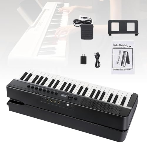 KUSOLE Es handelt Sich um EIN faltbares, vollwertiges Digitalpiano mit 88 Tasten, Netzteil, Notenständer und Klaviertasche, geeignet für Anfänger.