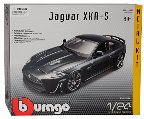 alles-meine.de GmbH Jaguar XKR-S Grün Coupe 2006-2014 Bausatz Kit 1/24 Burago Modell Auto mit individiuellem Wunschkennzeichen