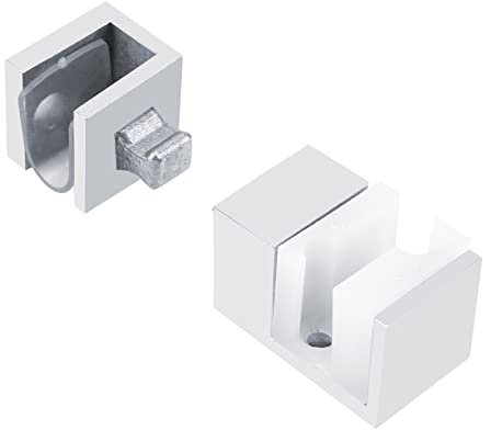 Supporto per porta scorrevole, clip per supporto guida inferiore per porta scorrevole Sostituzione guida per porta doccia regolabile in acciaio inossidabile per ufficio domestico