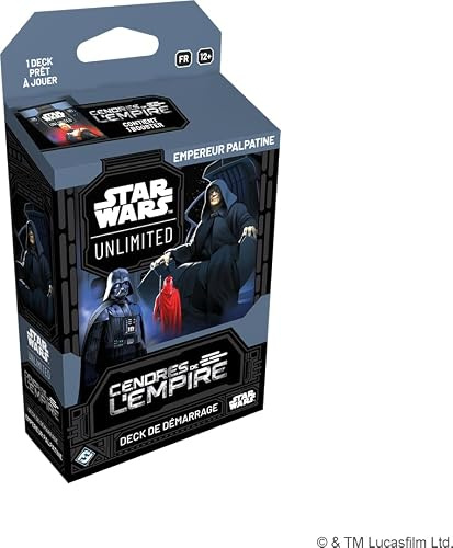 asmodee - Star Wars Unlimited Cendres de l'empire - Deck Empereur Palpatine | Deck de démarrage, FFG, Jeu de Cartes à Collectionner, Cartes Exclusives, Pour Adultes et Enfants dès 12 ans, en français
