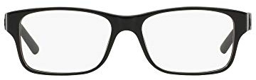 POLO RALPH LAUREN 0PH2117 Monturas de gafas, Rectangulares, 54, Shiny Black
