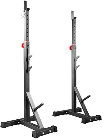 Train Hard Hantelständer Hantelablage Langhantelständer Paar, geprüfte und zertifizierte Sicherheit nach EN 957