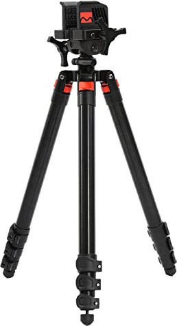 Generisch DeathGrip - Trípode de Aluminio con diseño Duradero, Ligero y Estable, Nivel de Burbuja y Funcionamiento Manos Libres para Caza, Tiro y Actividades al Aire Libre, Altura de 68 Pulgadas