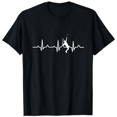 Sport Spielerin Verein Tennisplatz Tennisball Herzschlag Tennisspieler Tennischläger Tennis Geschenk T-Shirt Schwarz Kurzarm Klassische Passform Polo Crew Pull-On S