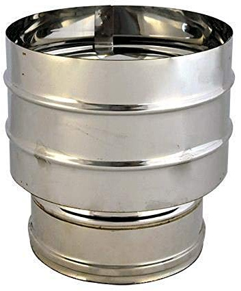 Fumaiolo antivento doppia parete (Ø 180/230 mm)