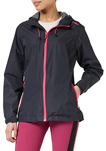 CMP - Damenjacke mit fester Kapuze, Anthrazit-Glanz, XS