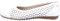 Hush Puppies Women's Leah Ballet Flat, White, 6 UK