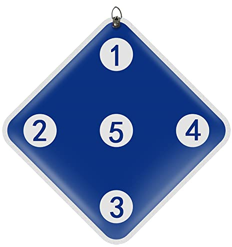 BeiLiHe PU Leder Fechttraining Ziel für Säbelfolie und Degen, Fechtschwert Ziel, Heim Fechten Ausrüstung für Kinder und Erwachsene (Color : Blue)