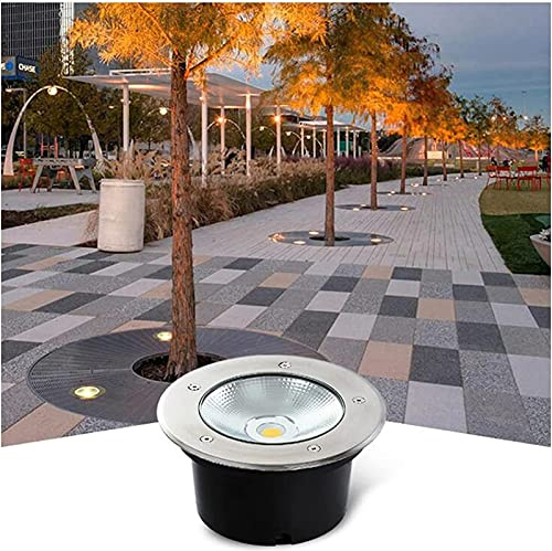 COB Faretto da Esterno Ad Incasso Il Giro Faretti Calpestabili IP67 Impermeabile Faretto da Giardino per Terrazzo, Cortile, Portico, Vialetto ( Colore : Warm White light(24V) , Dimensione : 15W )