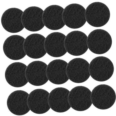 MOLUCKFU Aromatherapie Pads Kleiner Diffusorpads 50 Stück Nachfüllbare aus Baumwolle mit Duftdichtem Material Rundes Klassisches Design für Valentinstag und Jubiläum