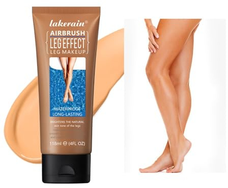 Maquillaje de Piernas Impermeable Sin Transferencia, Crema de Cobertura para Venas Varicosas, Corrector de Venas