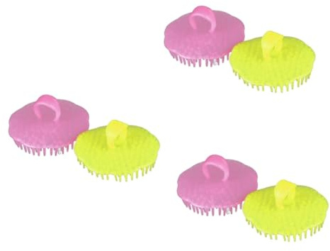 BCOATH 3 Sätze Jade Kamm Kopfhaut Massage Shampoo Bürste Für Kopfschmerzen Dusche Bad Werkzeug Spa 2 Stück * 3 Zufällig