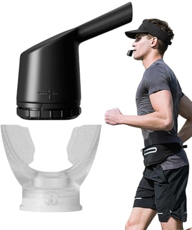 Allenatore respiratorio, pullman polmonare - Allenatore di respirazione polmonare regolabile - Dispositivo di allenamento portatile per allenatore di respirazione, strumento multifunzionale per