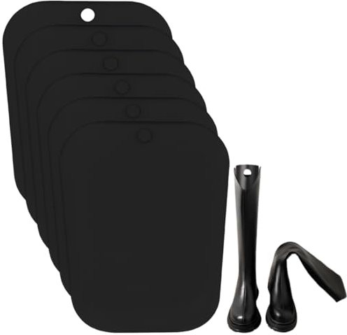 JAWUZ 6 Pièces Noir Embauchoir Bottes Femme,Formeur De Bottes En Plastique Pour Maintenir Les Bottes Droites Pour Les Bottes De Femmes Et d'Hommes(32cm)
