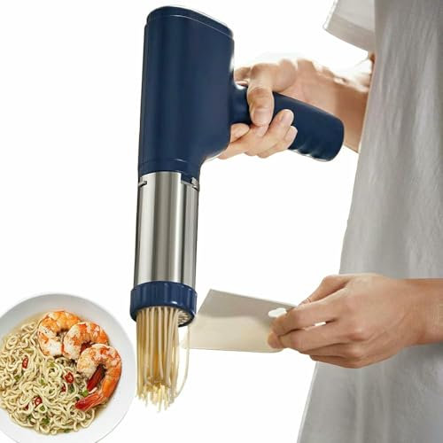 YGHBFRSZ Torchio per Pasta Fresca Elettrico, Macchina per la Pasta Fresca Elettrica, Pasta Maker, Passatelli Attrezzo Torchietto per Passatelli, Ricaricabile, Noodle Maker con 3 Stampi