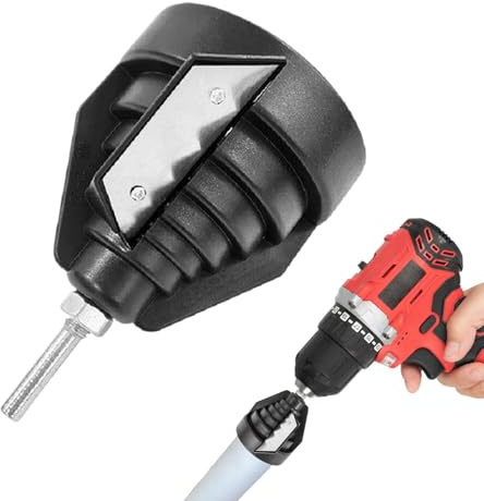 Acunny Attrezzo per Smussare | Strumento Manuale Per Metalli,Rifinitore Per Tubi PVC 20-63mm Legno Acrilico Piastrelle Idraulica Casa E Autoveicoli