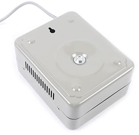 Convertisseur de tension 220-250 V vers 110-120 V - Transformateur électrique - 15,9 x 9,4 x 19,9 cm