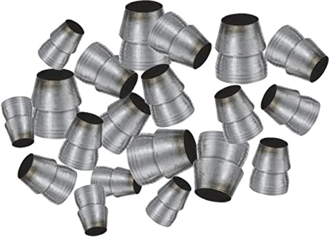 BAZEITFLOW Cales De Sécurité à Poignée Ronde en Fer Renforcées pour Marteau, Connecteurs Portables Adaptateurs Compact, Outils De Jardinage Multifonctions, Lot de 20 Pièces, Usage Prolongé