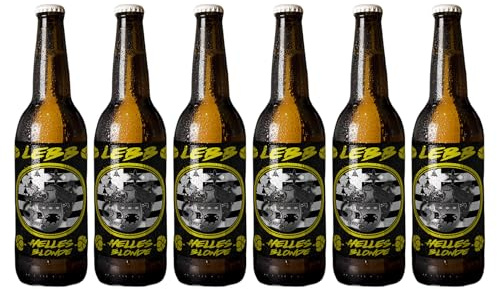 LEBB Lot de Bières Artisanales - Helles-Blonde, 6x33cl