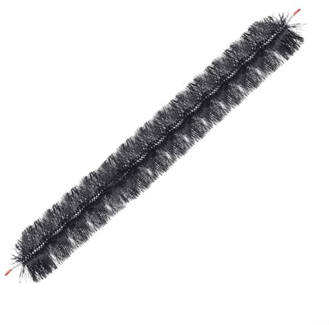 Spazzola per grondaie, lunghezza 100 mm, diametro 12 m, per protezione dal drenaggio del tetto, compatibile con grondaie in PVC, rame, foglie in fibra Pp per De e filtro