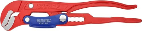 Knipex Giratubi con Ganasce ad S con Regolazione Rapida Rossa, Verniciata a Polvere 330 Mm 83 60 010