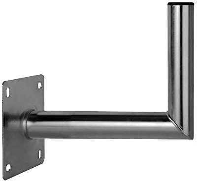 Wandhalter Premium Stahl Verzinkt 50cm Höhe: 25cm Rohr: Ø48mm
