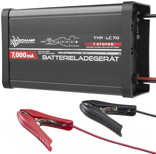 Ladegerät 12V 7A Blei AGM Gel Batterie Solarbatterie Ladegerät Auto Solar