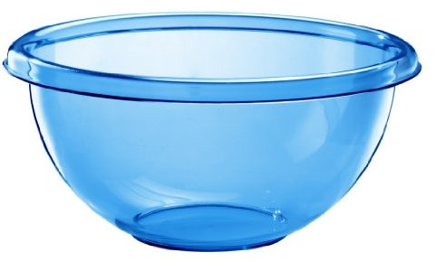 guzzini 08601566 ciotola/15 'season' blu chiaro trasparente