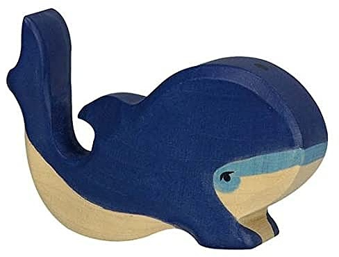 Holztiger Blauwal, klein, 80196