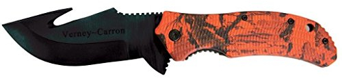 Verney Carron Couteau à Dépecer Camo Orange Kent, Taille unique