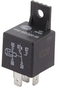 HELLA Relé, corriente de trabajo - 12V - 5polos - contacto conmutador