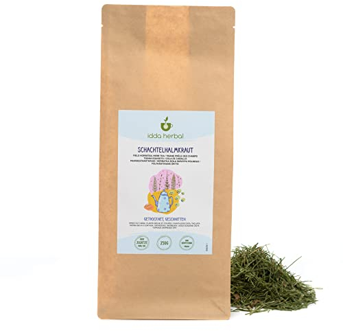 IDDA Herbal Schachtelhalm Tee 250g, Schachtelhalmkraut getrocknet und geschnitten, Schachtelhalmtee