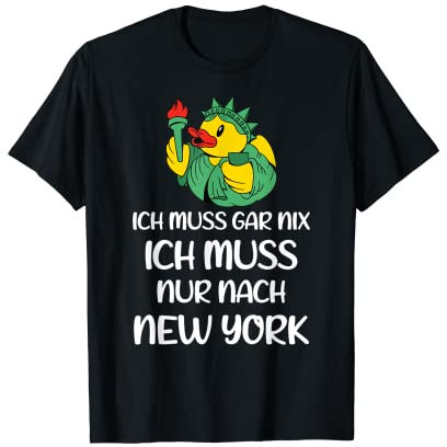NYC Statue of Liberty Rubber Duck T-Shirt