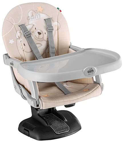 CAM Il Mondo del Bambino - art.S334/T260 - Rialzo da sedia Idea - made in Italy - ideale da 6 a 36 mesi - ORSO LUNA