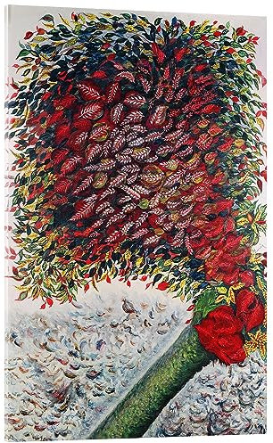 Posterlounge Der rote Baum Acrylglasbild von Séraphine Louis 40 x 60 cm Wandbilder Wanddeko