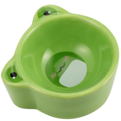 Housoutil Keramik Futternapf Anti Umkippen Katze Kleintiere Hamster Meerschweinchen Fressschale rutschfest Tierbedarf