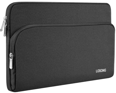 Losong Custodia portatile per monitor da 17,3 con ampia tasca frontale per accessori