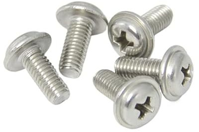 20 Piezas M2 M2.5 M3 M4 M5 DIN967 niquelado Cruz empotrada Tornillos de Cabeza Plana con Collar for computadora Disquete DVD ROM Placa Base(4mm(20PCS),M5)