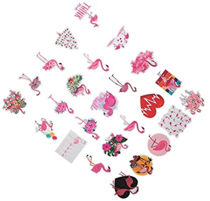 OSALADI 100stücke Gepäckaufkleber Flamingo Aufkleber Kofferaufkleber Scrapbook Aufkleber Diy