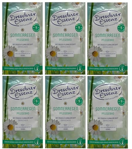 6-er Pack Dresdner Essenz Pflegebad Sommerregen 6 x 60g