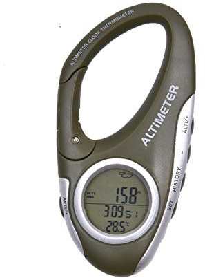 Digitales Höhenmessergerät – Tragbarer Höhenmesser Zum Wandern, Höhenmonitor-Barometer | Thermometer Mit Hintergrundbeleuchtung, Tragbares Wandergerät, Outdoor-Sport-Tracker Für Camping, Klettern, Ber
